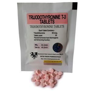 Trijodothyronine T-3 Tablets British Dragon