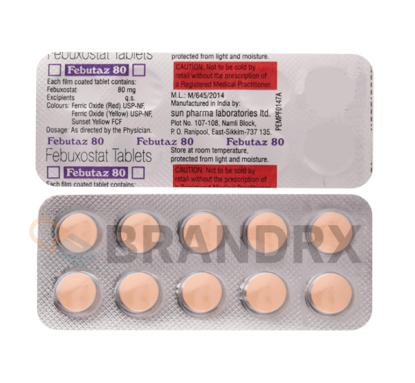 Febutaz 80 mg Sun Pharmaceuticals Industries