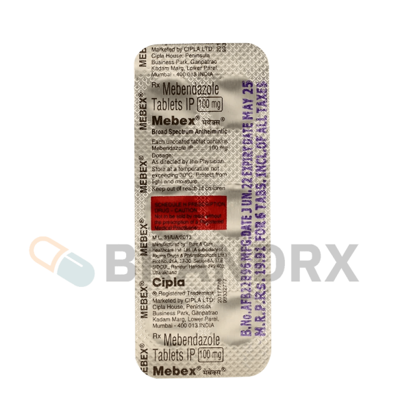 Mebex 100 mg Cipla