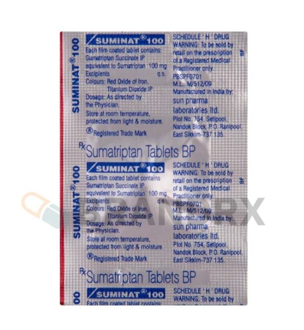 Suminat 100 mg Sun Pharmaceuticals Industries